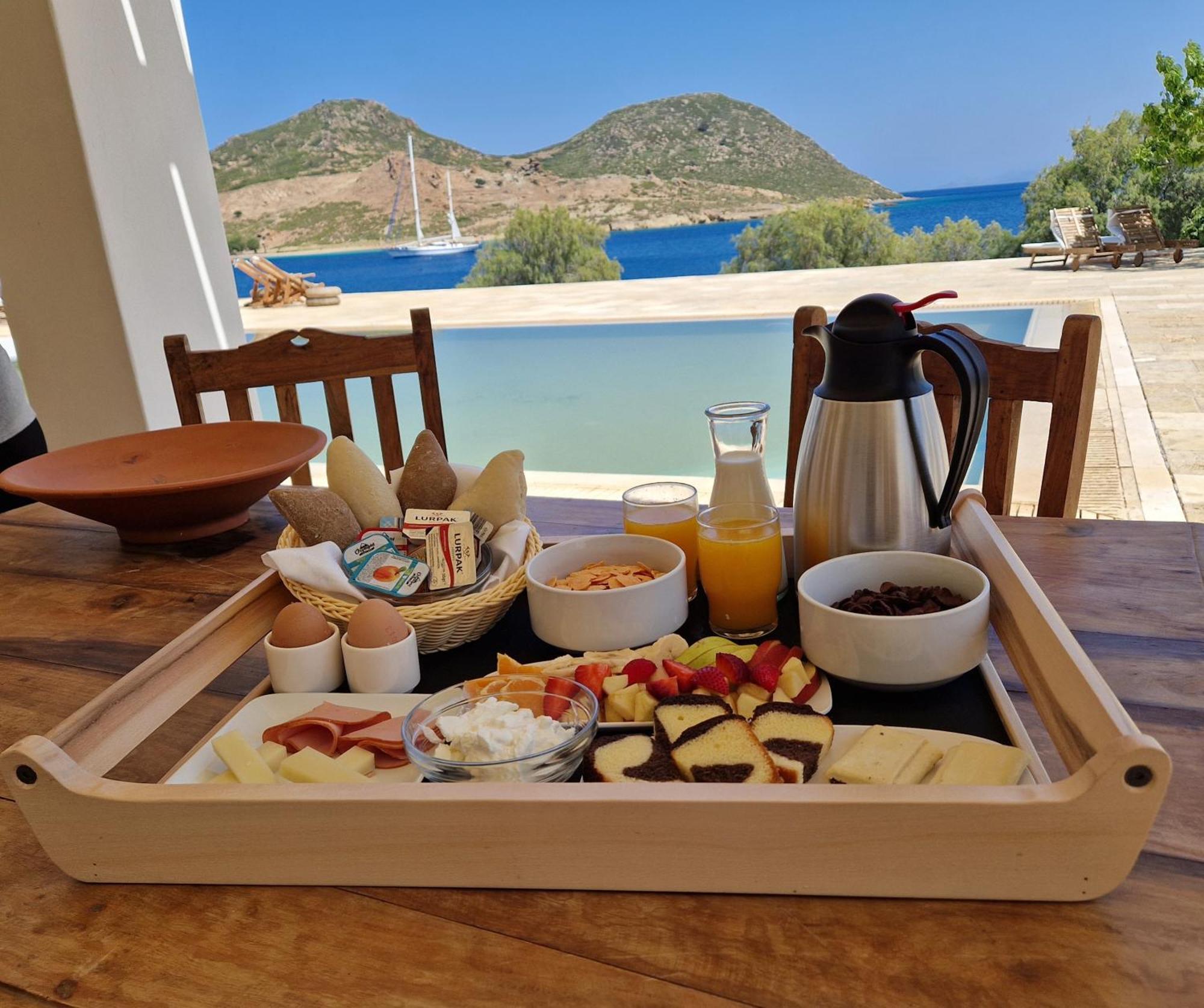 Ferienwohnung Onar Patmos Grikos Bay  Exterior foto